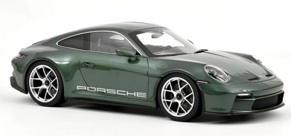 127552 Porsche 911 S/T 2023 Malachite Green metallic 1:12